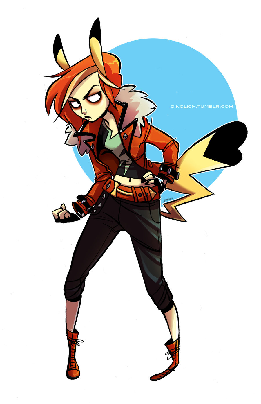 900x1391 Rock Star Pikachu By Din0lich