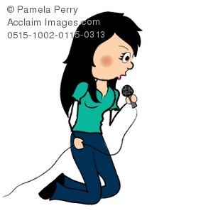 300x300 Girl Rock Star Clip Art