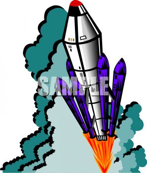 298x350 Space Shuttle Type Rocket Launching