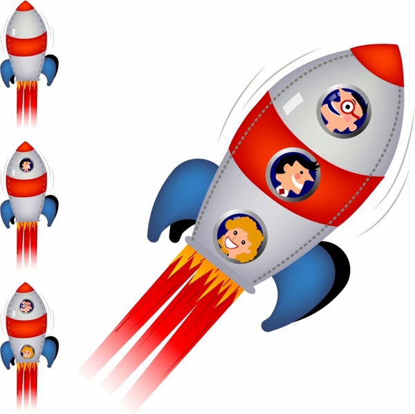 600x599 Rocket Clipart Drawing Space