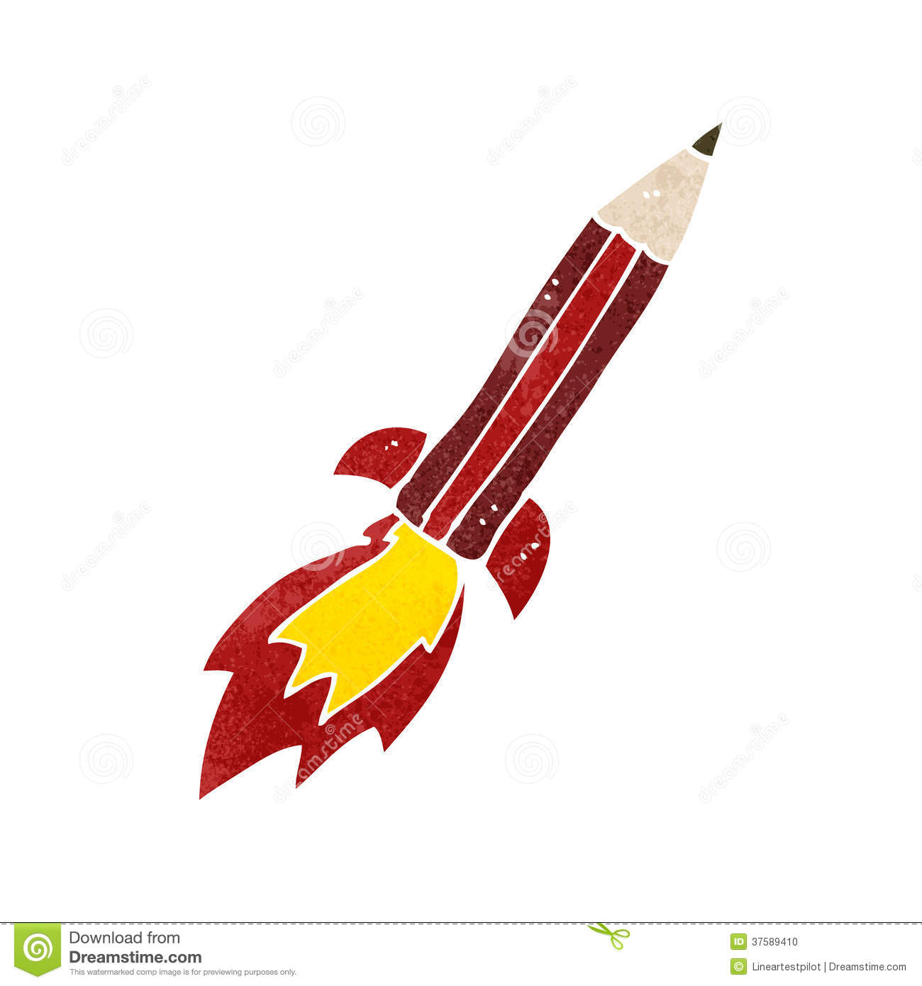 1300x1390 Rocket Clipart Pencil