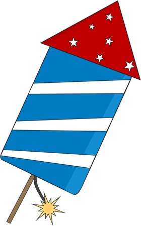 280x450 Firework Rocket Clip Art