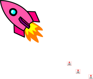 298x255 Pink Clipart Rocket