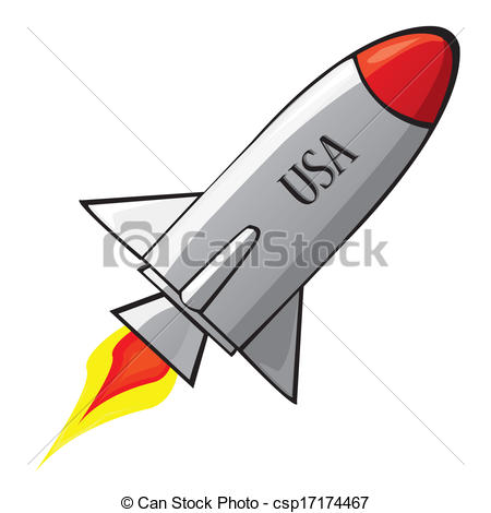 450x470 Rocket Clipart Retro Rocket