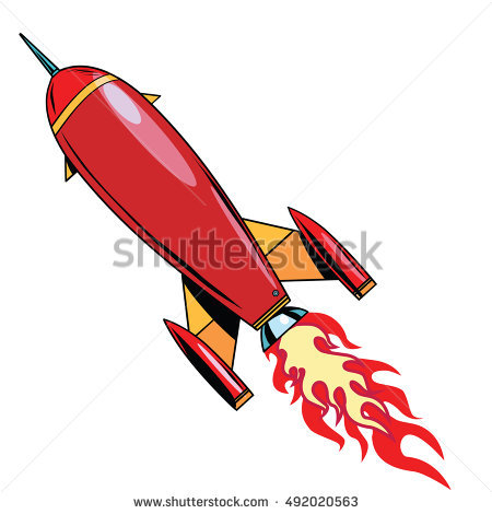 450x470 Rocket Clipart Science Fiction