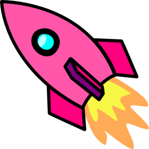 300x300 Pink Clipart Rocket