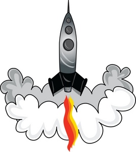 268x300 Rocket Ship Clipart 2225705