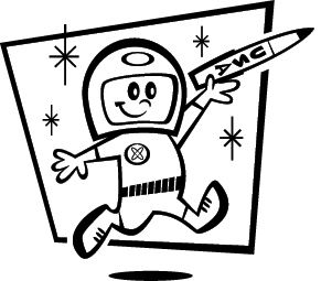 Rocket Ship Clipart Black And White