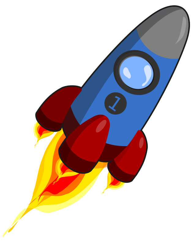 631x800 Rocketship Clipart