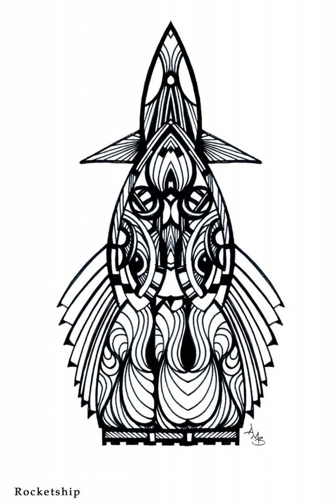 682x1024 Rocket Ship Drawing Drawing Of A Rocket Ship Clipart Best