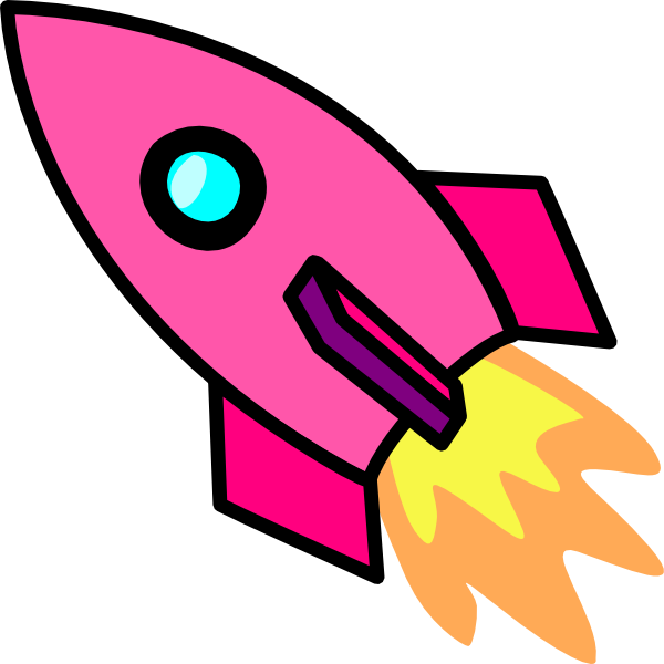 600x600 Free Rocket Clipart Image