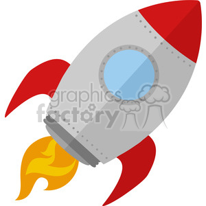 300x300 Royalty Free 8301 Royalty Free Rf Clipart Illustration Rocket Ship