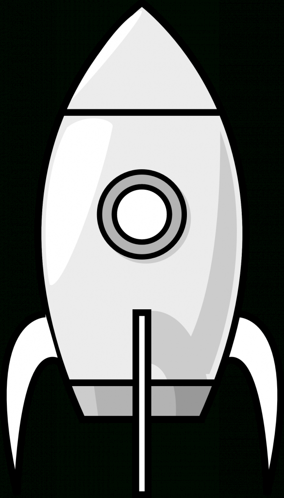 585x1024 Cartoon Rocket Drawing Drawing Of A Rocket Ship