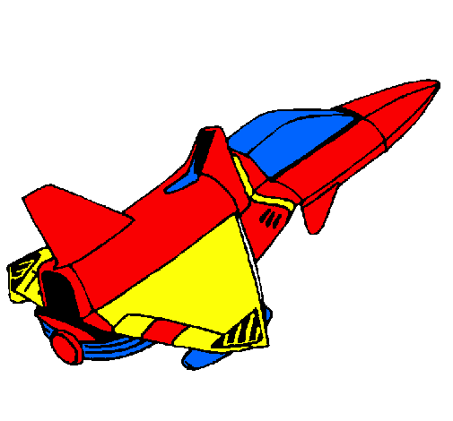 505x470 Colored Page Rocket Ship Painted By Adrian
