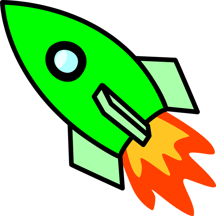 723x720 Spaceship Clipart Rocket Fire