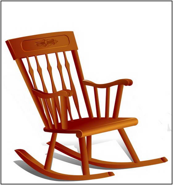 561x600 Rocking Chair Clip Art