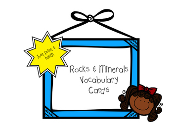 350x263 Rock Cycle Vocabulary Cards Teaching Resources Teachers Pay Teachers