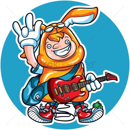 450x450 Free Rockstar Costume Stock Vectors Stockunlimited