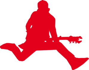 298x234 Rock Star With Guitar Clip Art