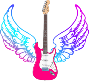 298x270 Guitar Clipart Wing Clipart