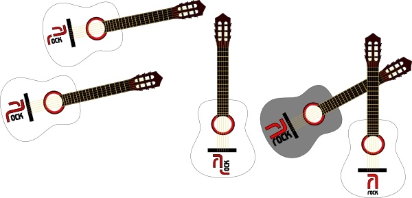 600x289 Rock Guitars Clip Art Free Vector In Open Office Drawing Svg