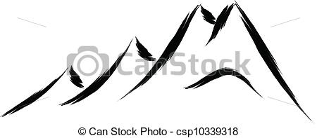 450x197 Rocky Mountain Clip Art Black And White Nvsi