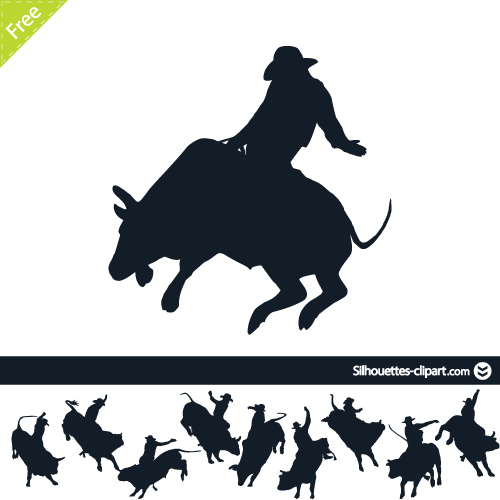 500x500 Bulls Clipart Silhouette