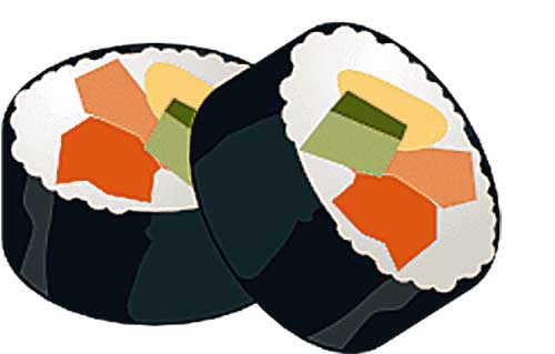 500x319 Sushi Clipart California Roll