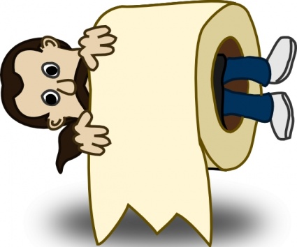 425x354 Paper Man Toilet Roll Comic Characters Rolled Vector, Free Vectors