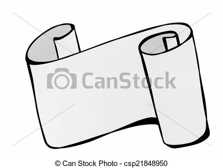 450x338 Paper Clipart Roled