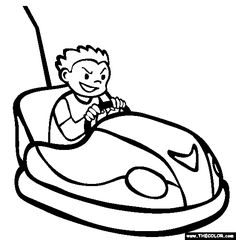236x240 Bumper Cars Clip Art