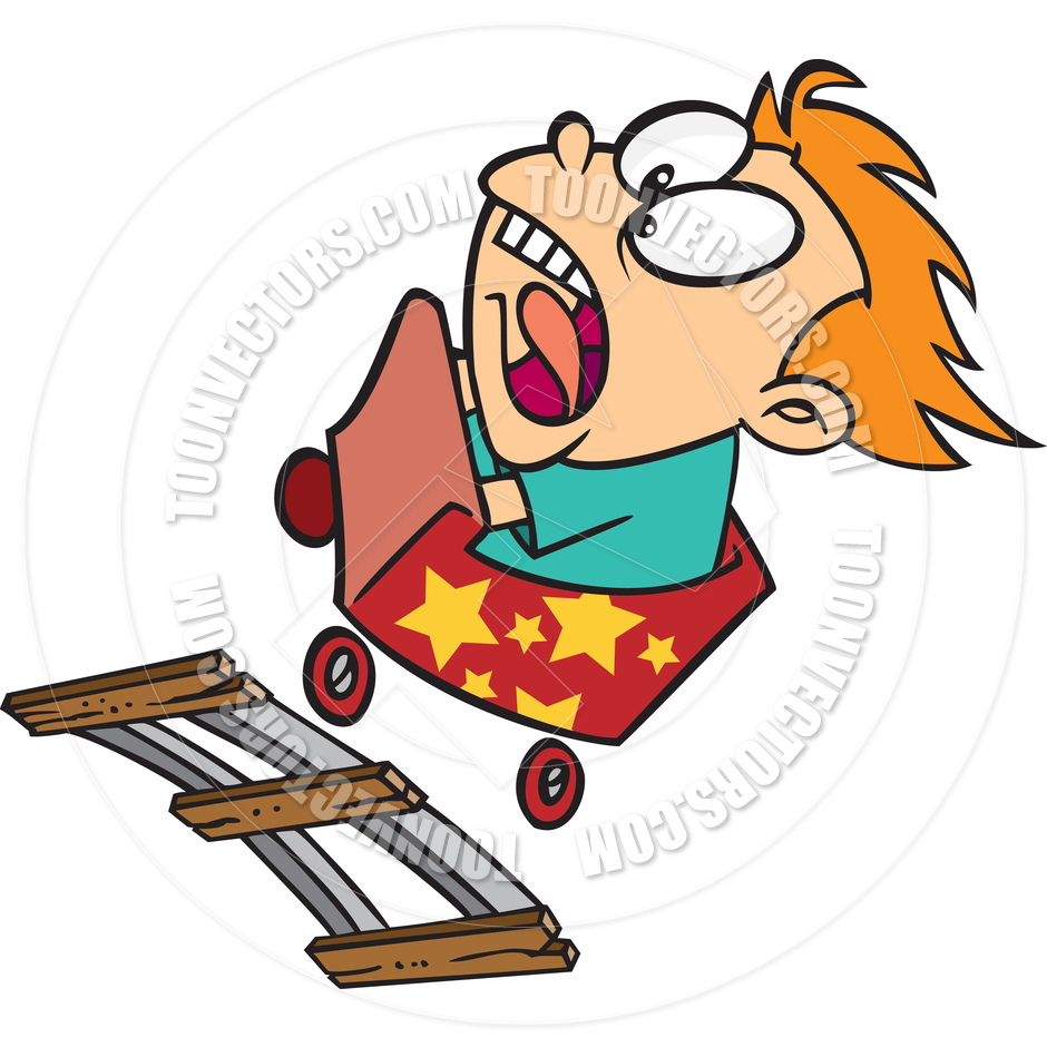 940x940 Cartoon Roller Coaster Ride By Ron Leishman Toon Vectors Eps
