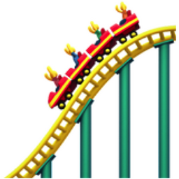 256x256 Roller Coaster Emoji U 1f3a2