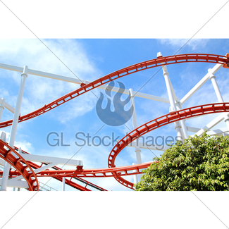 325x325 Wooden Roller Coaster Support Beams Gl Stock Images