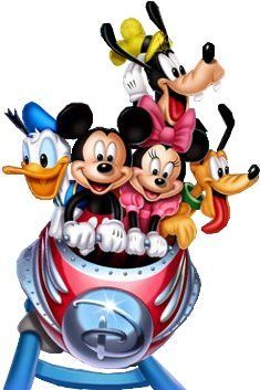 235x353 Mickey Mouse Clipart Roller Coaster