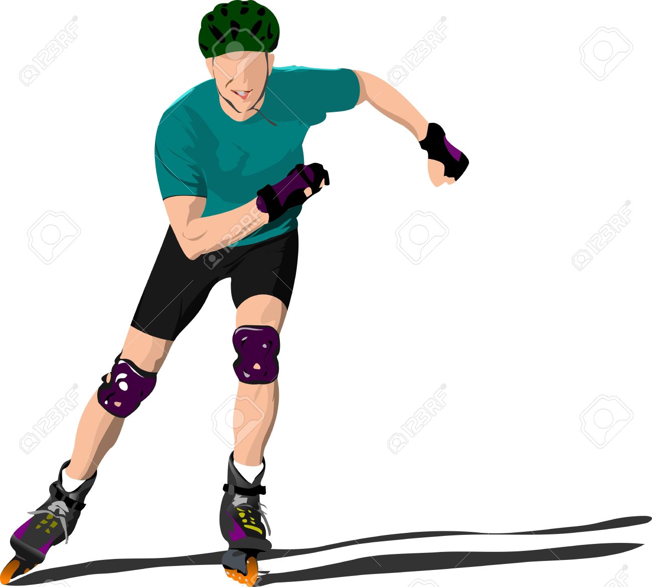 1300x1171 5,805 Roller Skating Cliparts, Stock Vector And Royalty Free