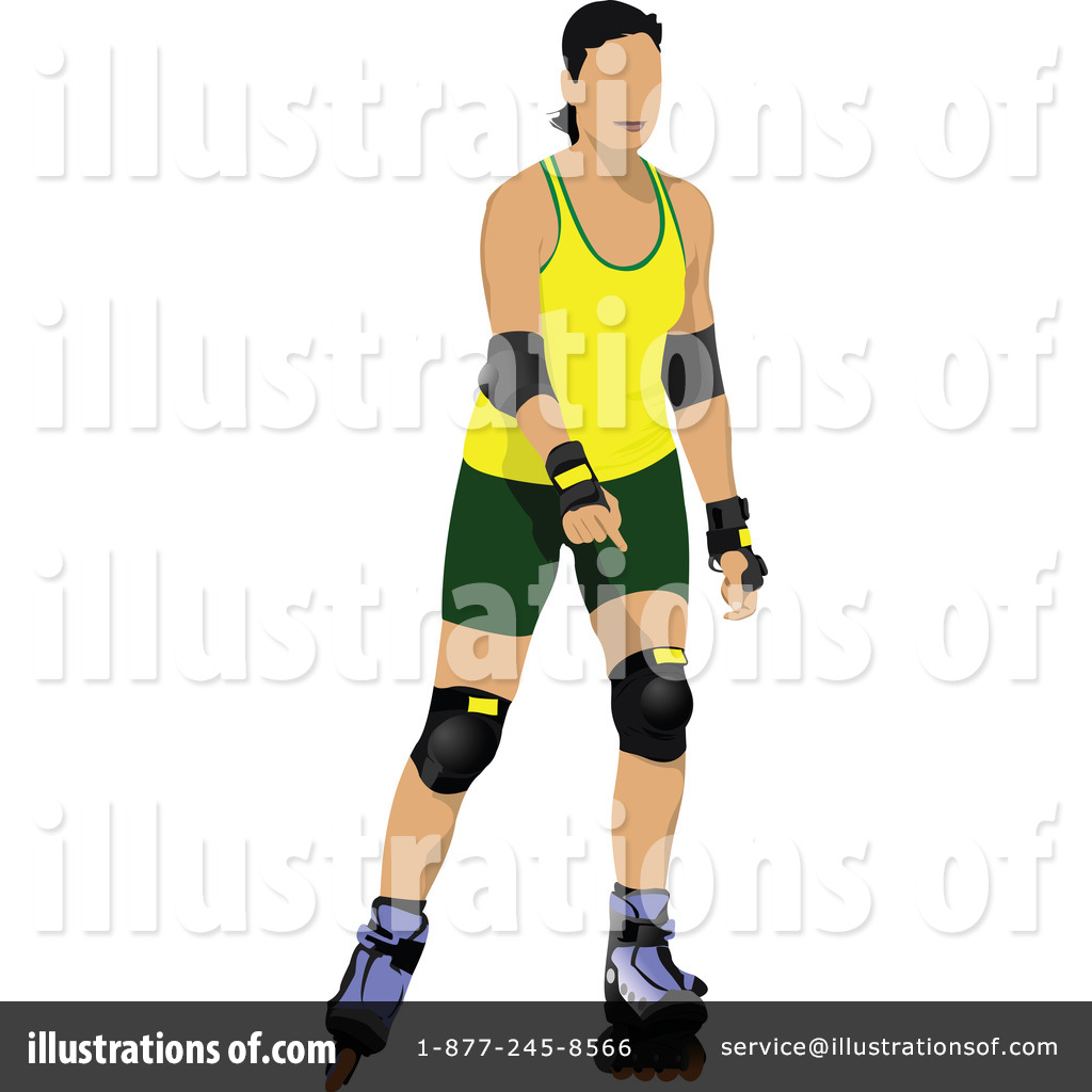 1024x1024 Roller Skating Clipart