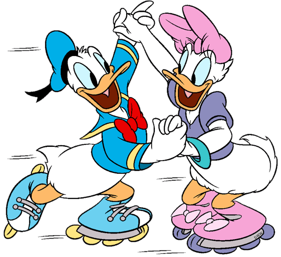 550x504 Donald Amp Daisy Duck Clip Art Disney Clip Art Galore