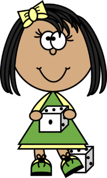 212x350 Kids With Dice Clip Art By Clip Factory Teachers Pay Teachers