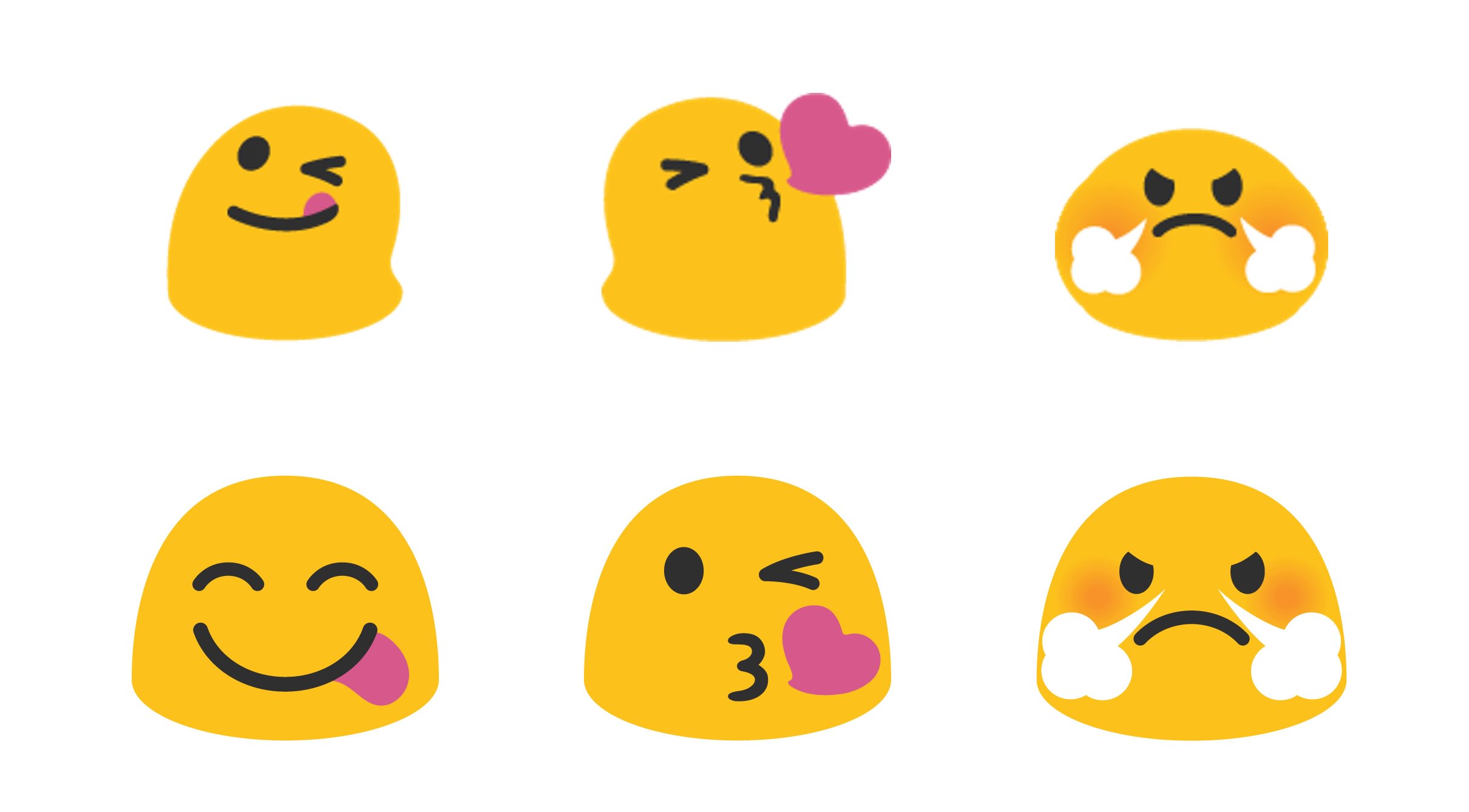 2420x1338 Android 7.0 Nougat Emoji Changelog