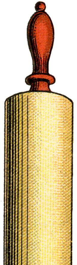 258x882 Free Vintage Rolling Pin Image