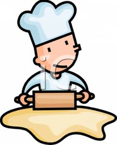 242x300 Art Image A Chef With A Rolling Pin