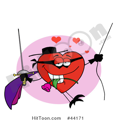 450x470 Heart Character Clipart
