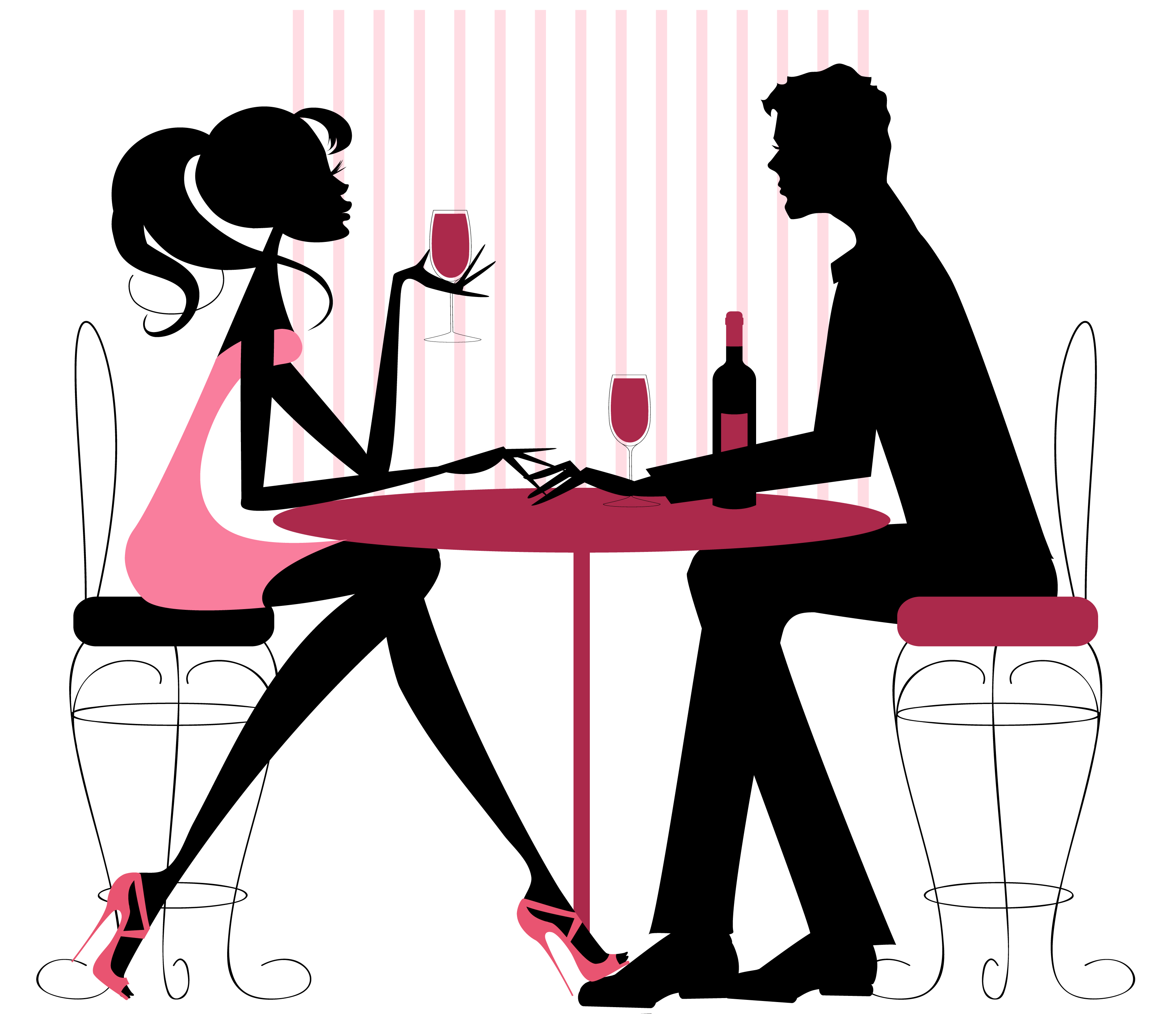 3246x2800 Romantic Clipart First Date
