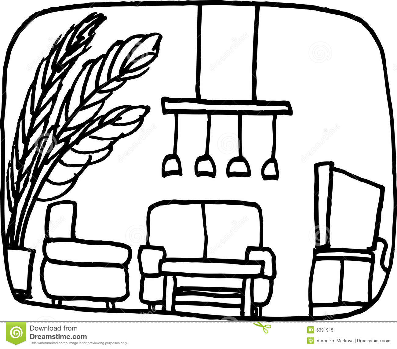 1300x1143 Room Clipart Black And White