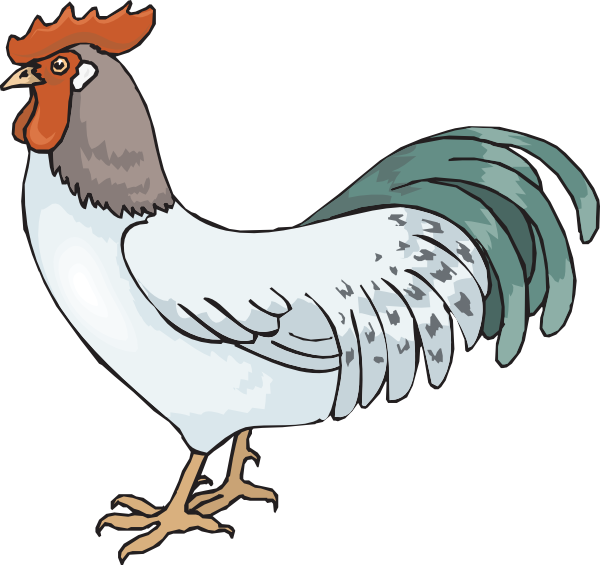 600x565 Cartoon Rooster Clipart Kid Clipartix