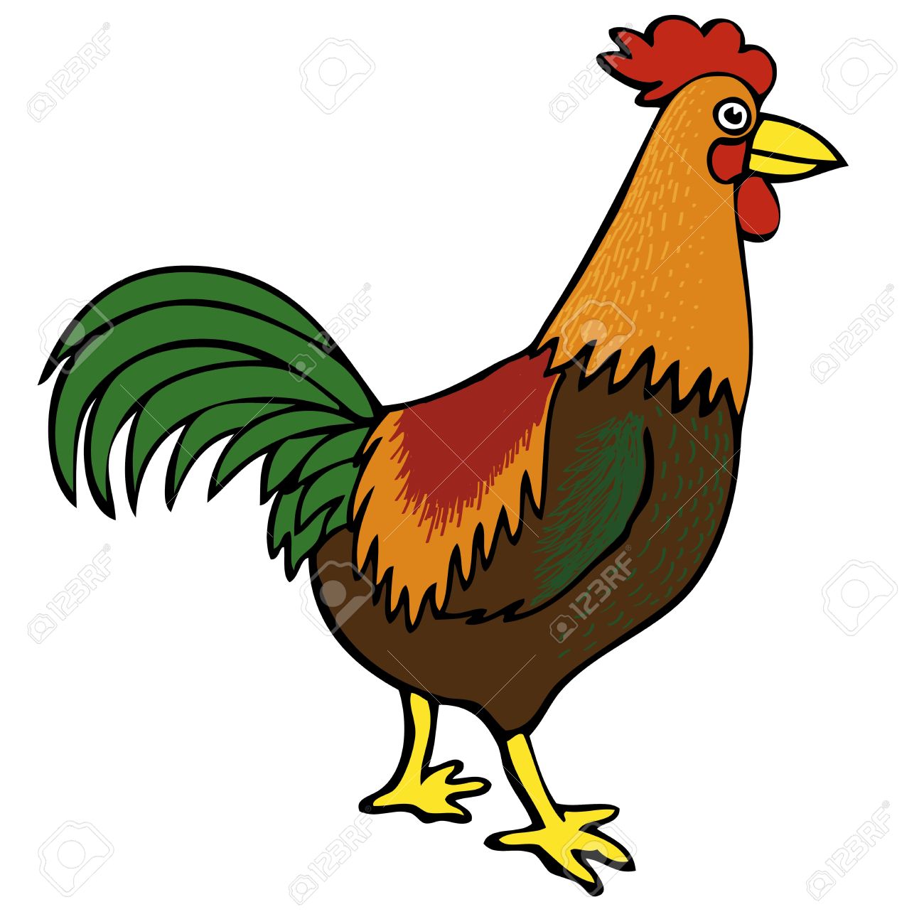 1300x1300 Rooster Clipart Cockerel