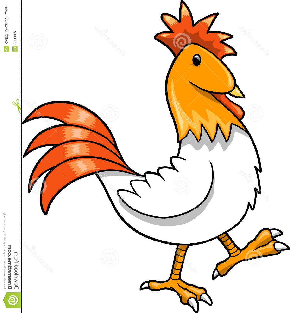 1206x1300 Unique Cute Rooster Clip Art Vector Design Free Vector Art