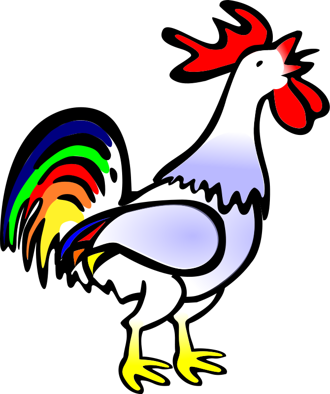 670x800 Rooster Free Clip Art Clipart 3