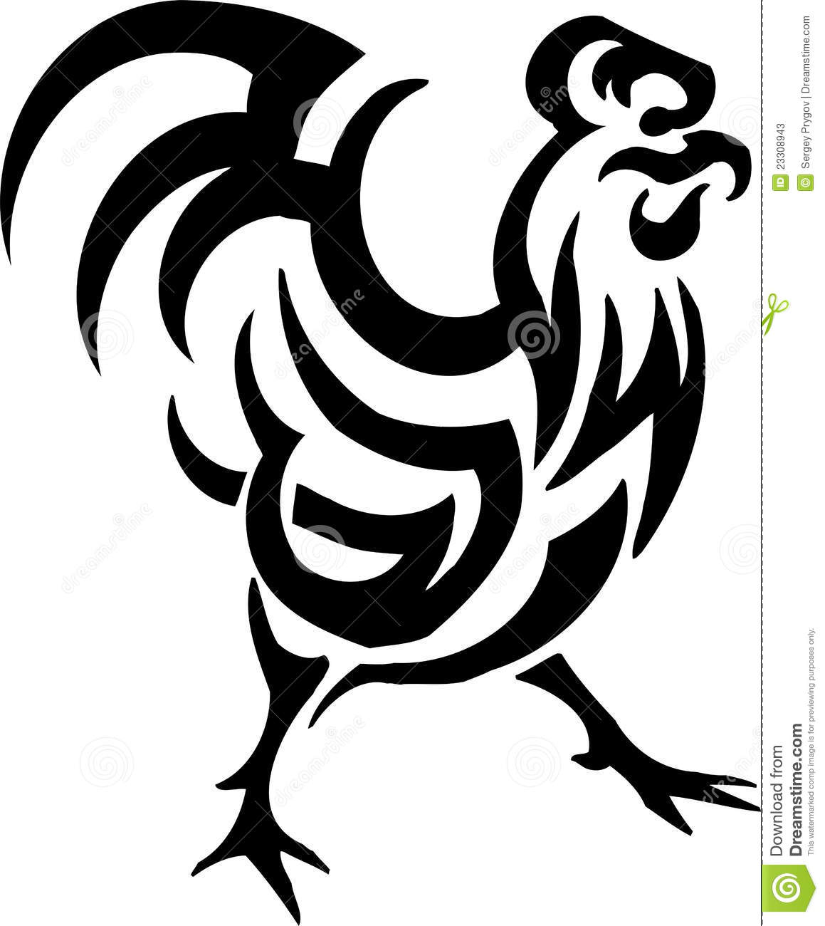 1159x1300 Rooster Clipart Black And White